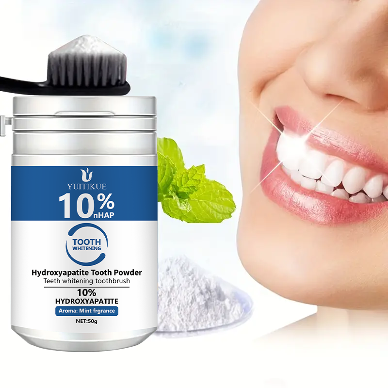 Teeth Whitening Essence - YUTIKUE 10% nHAP poudre dentaire 50g-hydroxyapatite