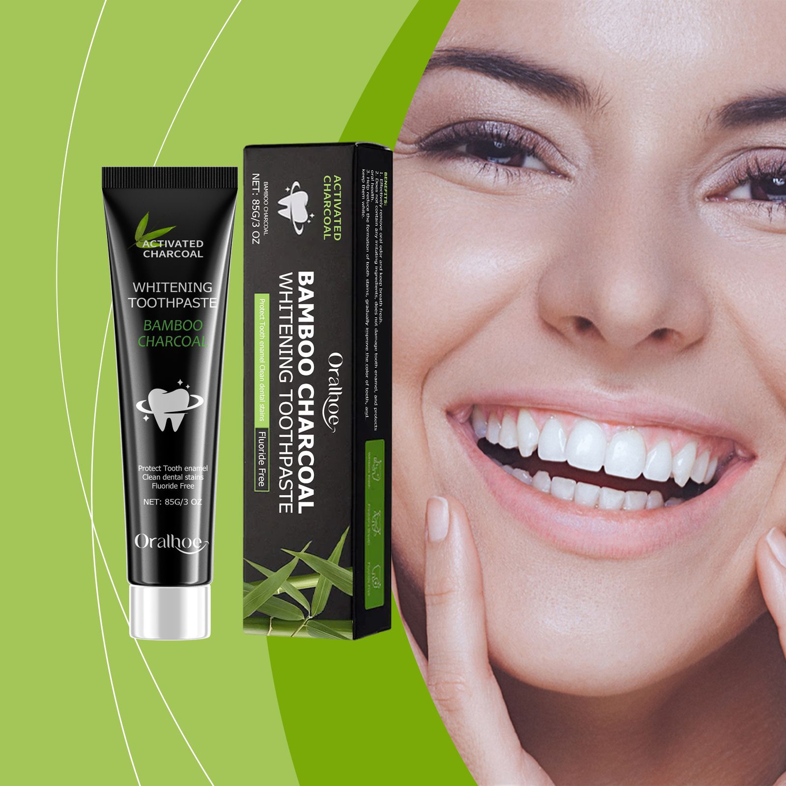 Teeth Whitening Filter - Dentifrice blanchissant au charbon de bambou
