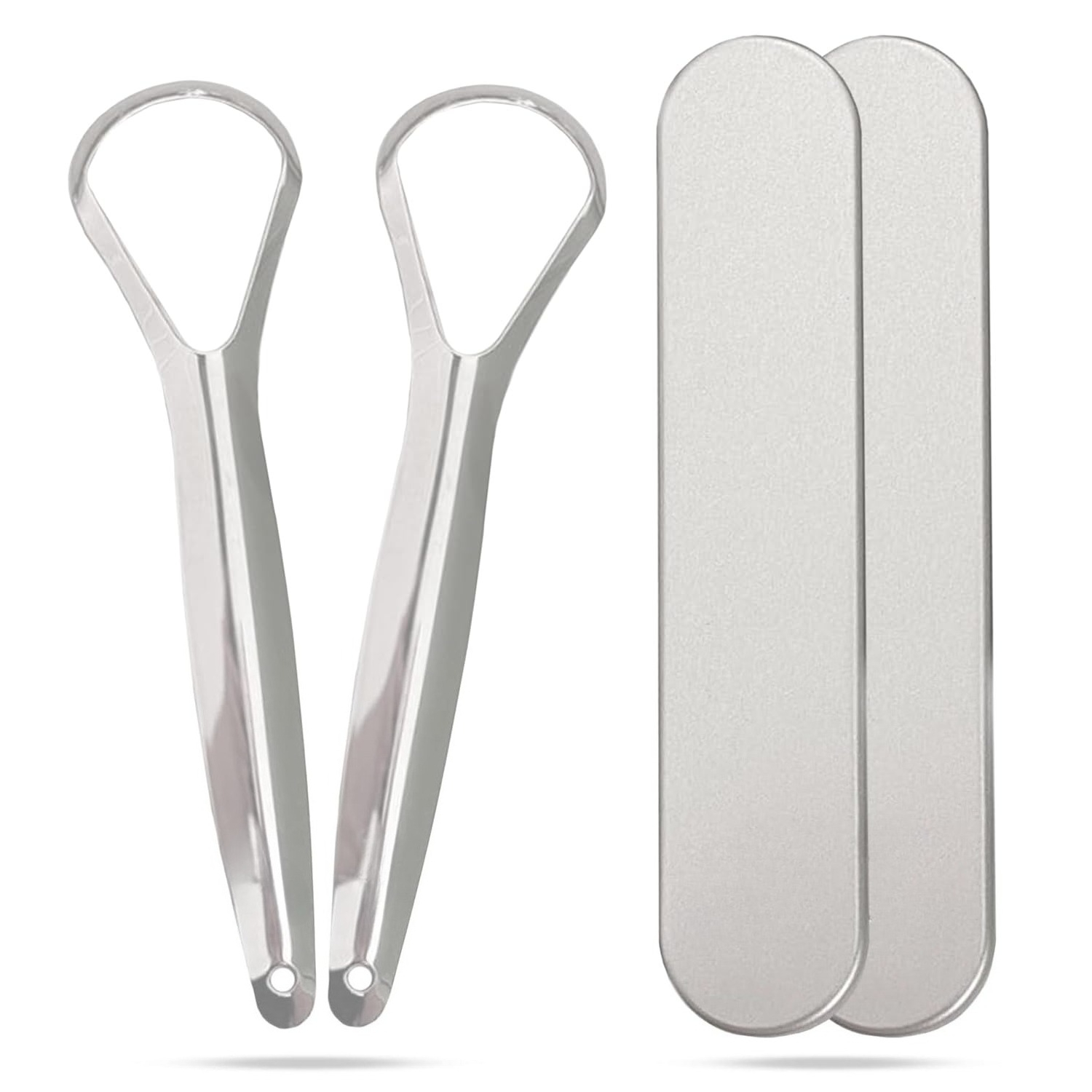 Tongue Scraper Metal - Grattoir à langue en acier inoxydable