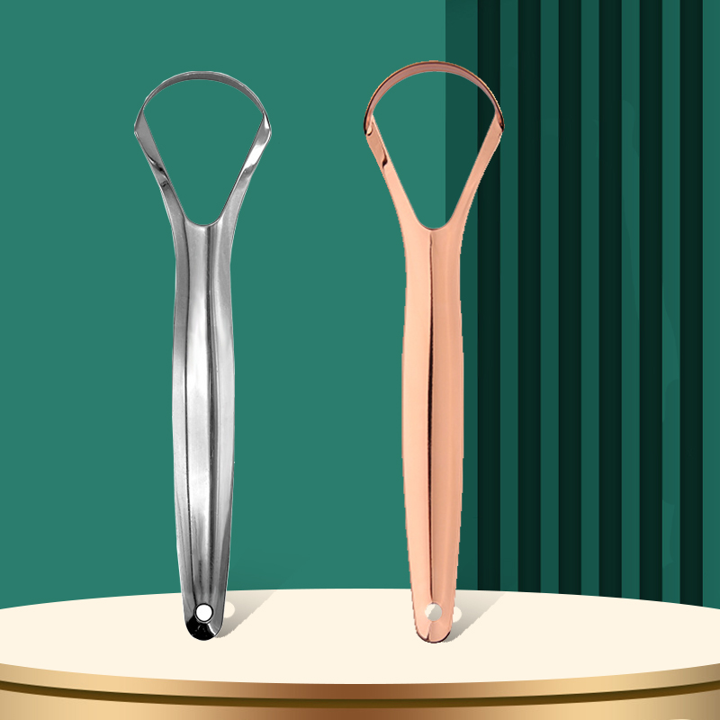 Tongue Scraper Metal - Grattoir à langue de Type ouvert