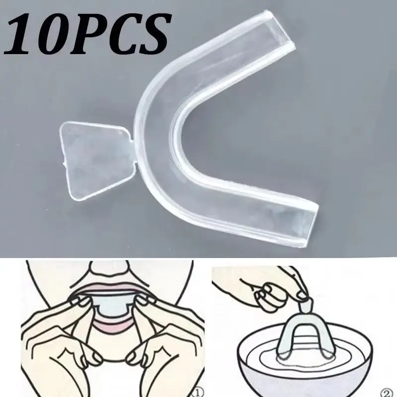 Teeth Whitening Products - 10 Pièces Protège-dents en Silicone, Protecteur