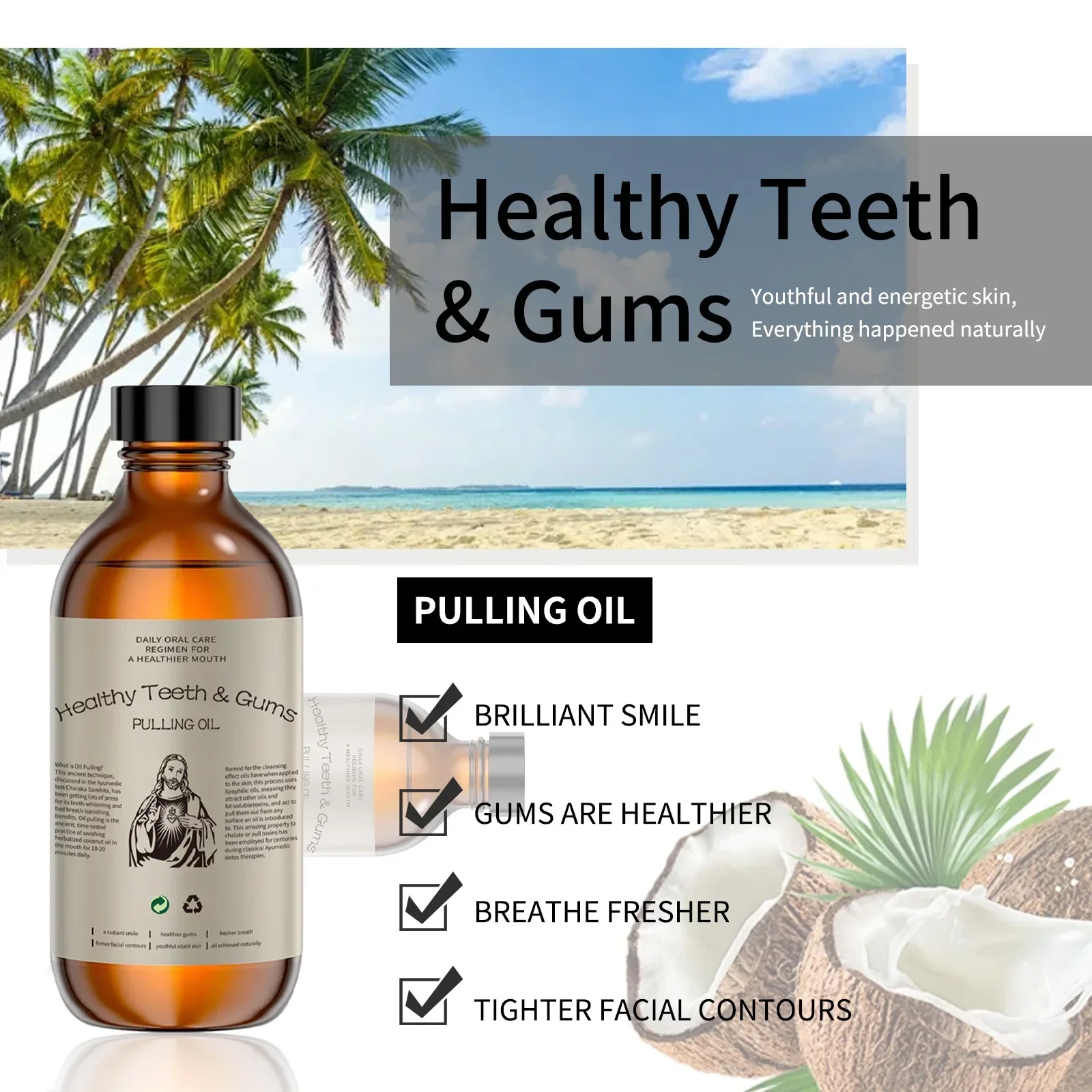 Huile de coco pour la bouche - - Coconut Oil Pull avis et prix
