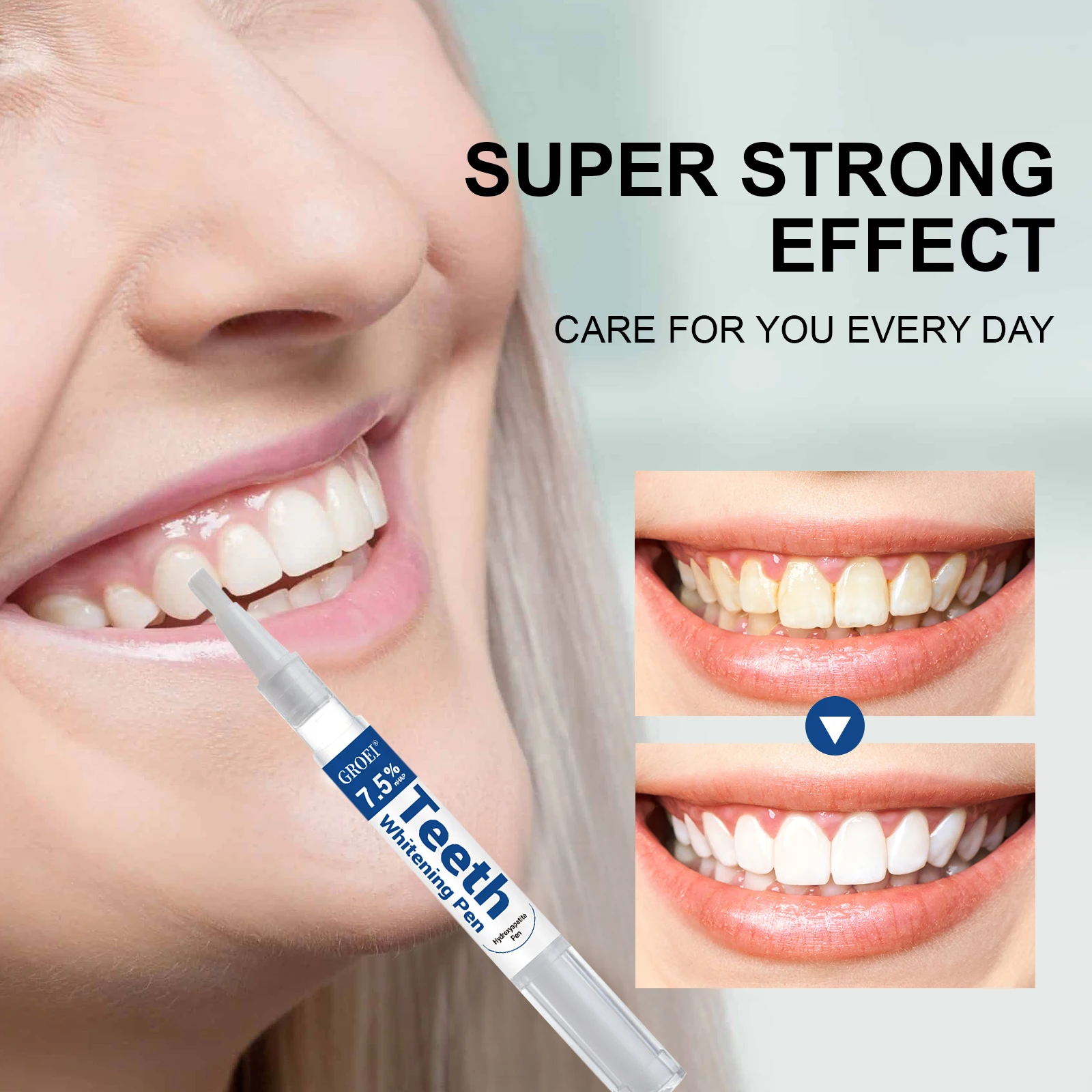 Stylo de blanchiment des dents - Teeth Whitening Hydrogen Peroxide avis et prix