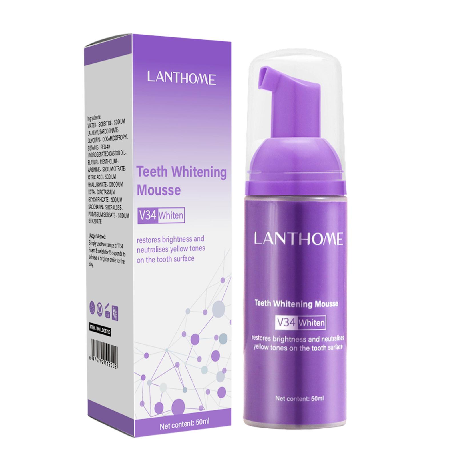 V34 Mousse nettoyage des dents - Teeth Whitening Effective avis et prix