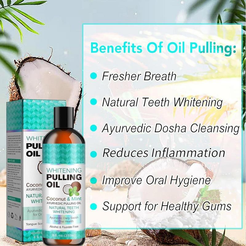 Bain de bouche buccal à la che - Coconut Oil Pull avis et prix