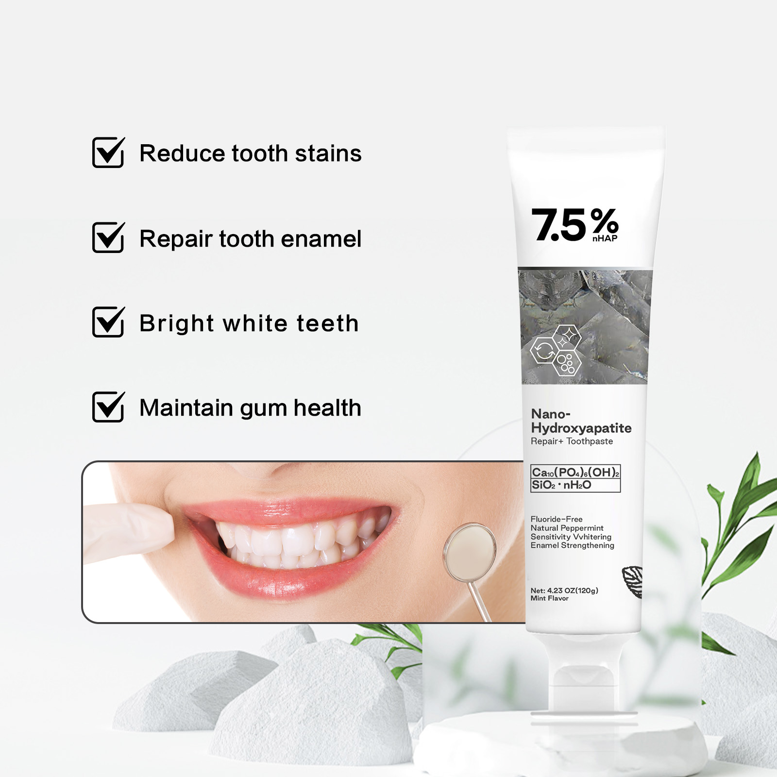 Dentifrice au nano-hydroxyapat - Teeth Whitening Best avis et prix