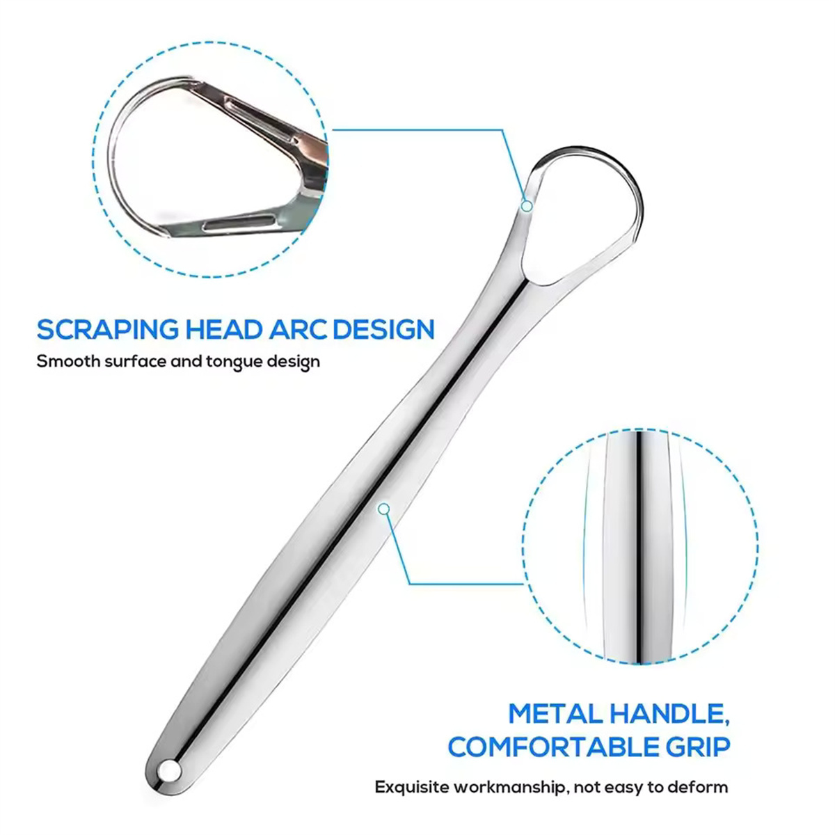 Ensemble de gratte-langue en a - Tongue Scraper Metal avis et prix