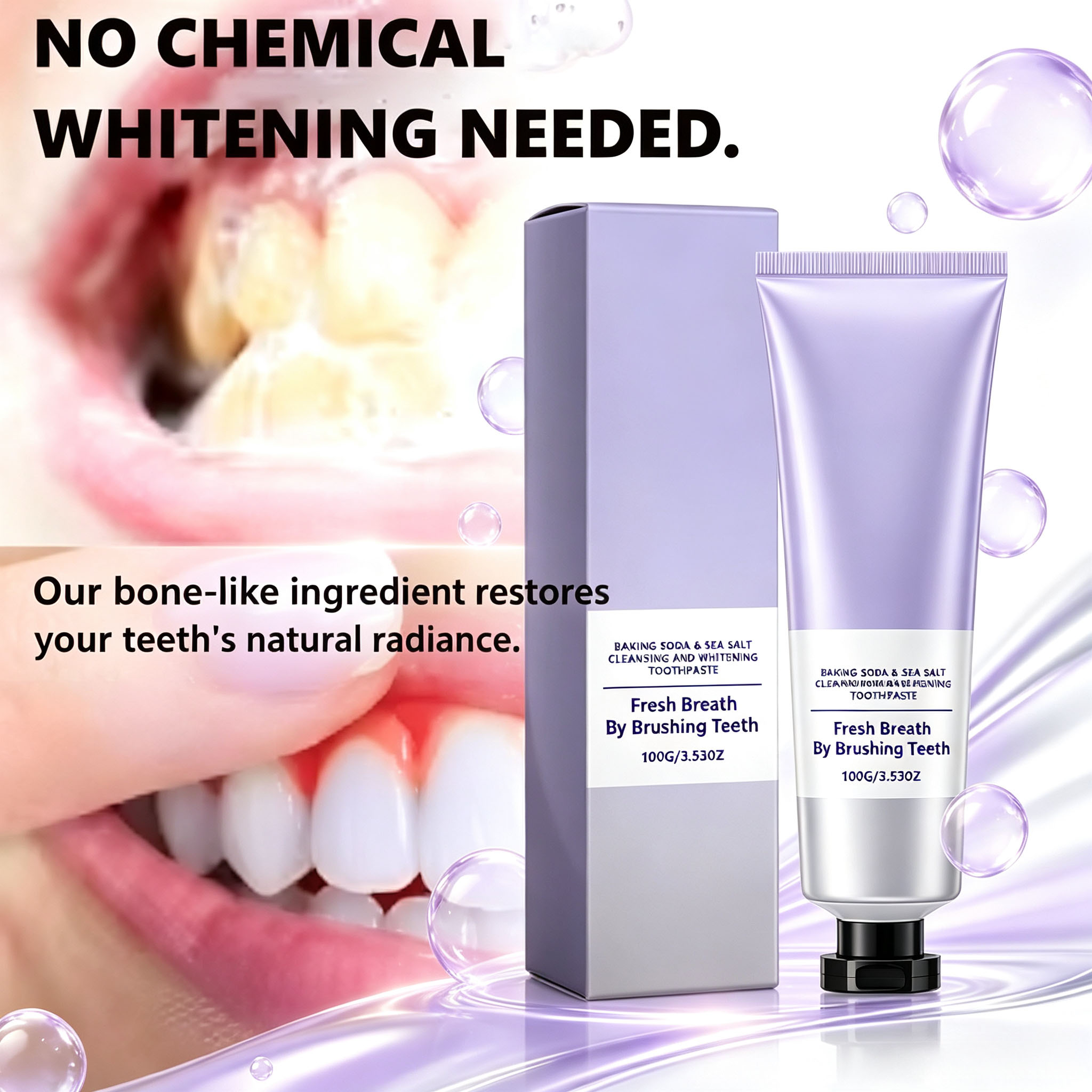 Dentifrice au bicarbonate de s - Teeth Whitening With Baking Soda avis et prix