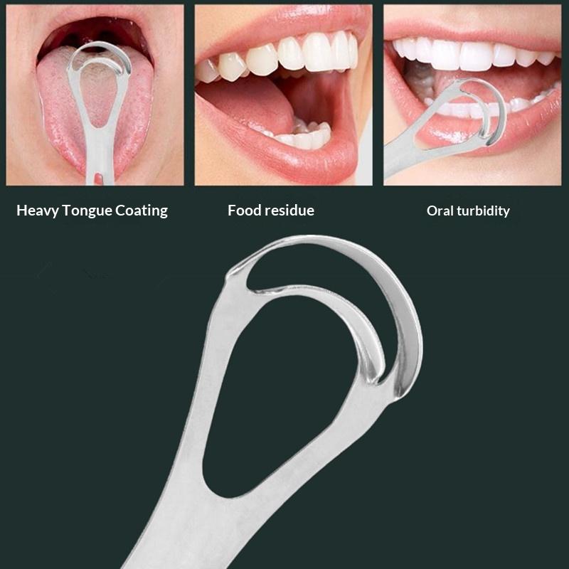 Nettoyeur de langue en acier i - Tongue Scraper Metal avis et prix