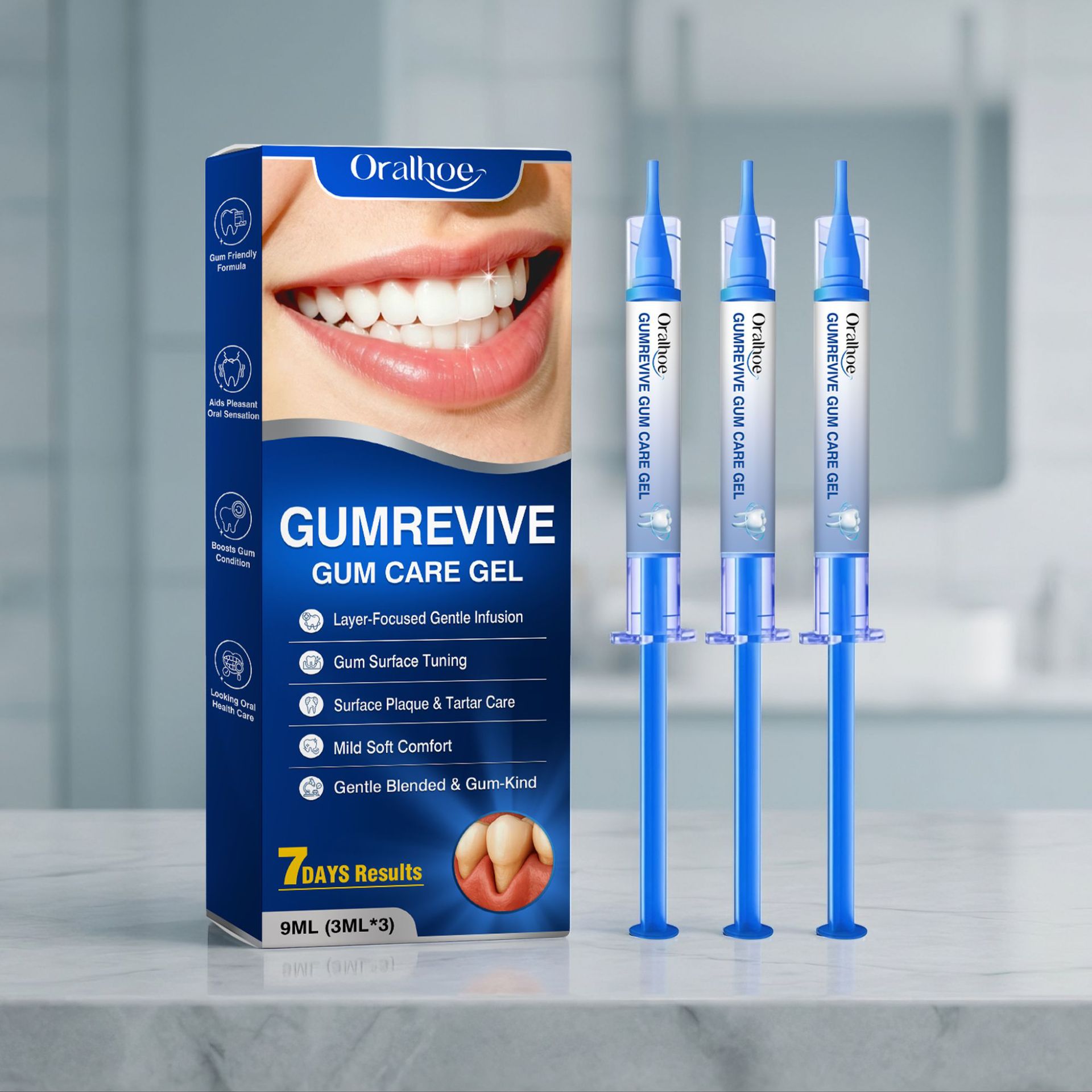 Gel de soin buccal, kit de ser - Teeth Whitening Hydrogen Peroxide avis et prix