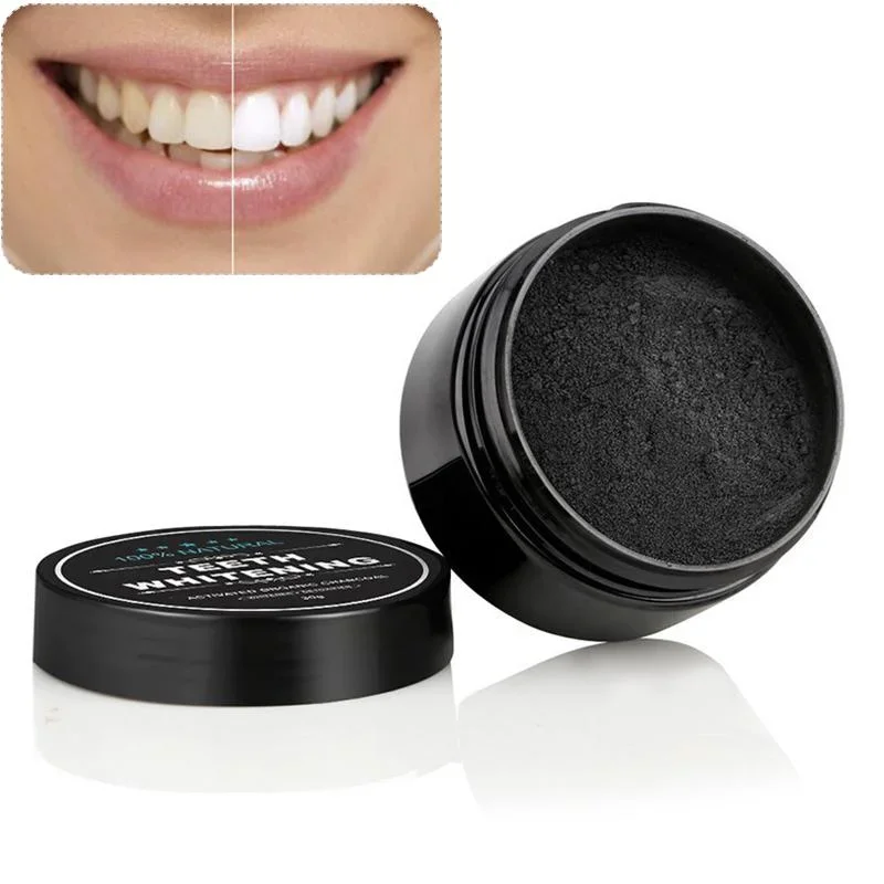Poudre de charbon de bois de q - Teeth Whitening Charcoal Powder avis et prix