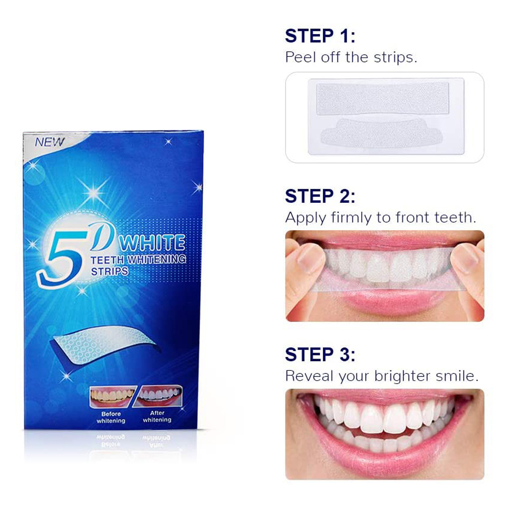 Bandelettes blanchissantes 5D  - Teeth Whitening Retainer avis et prix